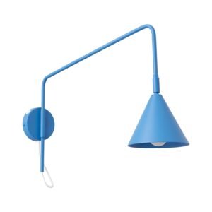 Wall Lamp Nox 1 Azure with Switch Uncategorized Great Lighting UK Ltd