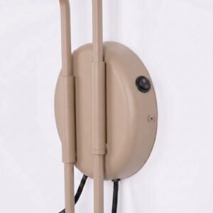 Wall Lamp Nox 2 Taupe with Switch Coloured Wall Lights Great Lighting UK Ltd