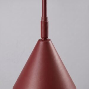 Wall Lamp Nox 2 Burgundy with Switch Red Wall Lights Great Lighting UK Ltd