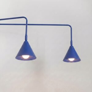 Wall Lamp Nox 2 Ultramarine with Switch Uncategorized Great Lighting UK Ltd