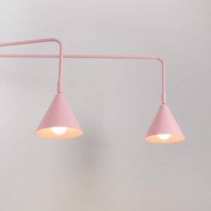 Wall Lamp Nox 2 Pink with Switch Uncategorized Great Lighting UK Ltd