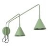 Wall Lamp Nox 2 Sage with Switch Uncategorized Great Lighting UK Ltd