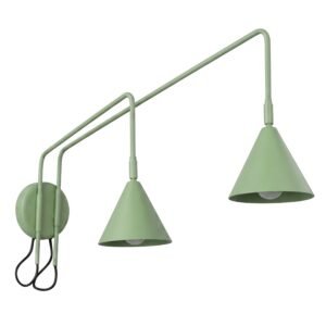Wall Lamp Nox 2 Sage with Switch Uncategorized Great Lighting UK Ltd