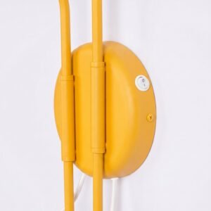 Wall Lamp Nox 2 Yellow with Switch Coloured Wall Lights Great Lighting UK Ltd