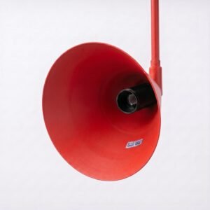 Wall Lamp Nox 2 Red with Switch Red Wall Lights Great Lighting UK Ltd