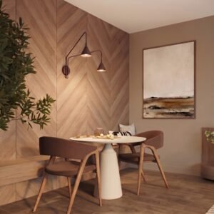 Wall Lamp Nox 2 Brown with Switch Uncategorized Great Lighting UK Ltd