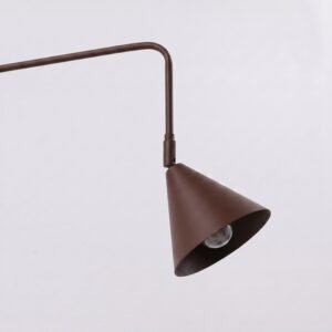 Wall Lamp Nox 2 Brown with Switch Uncategorized Great Lighting UK Ltd