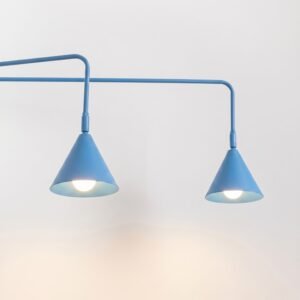 Wall Lamp Nox 2 Azure with Switch Uncategorized Great Lighting UK Ltd