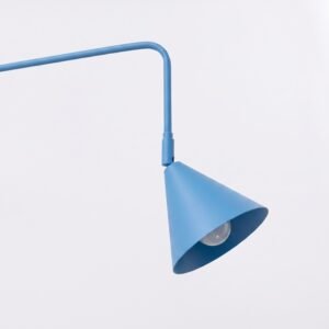 Wall Lamp Nox 2 Azure with Switch Uncategorized Great Lighting UK Ltd