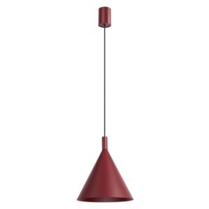 Pendant Lamp Nox 25 Burgundy Uncategorized Great Lighting UK Ltd