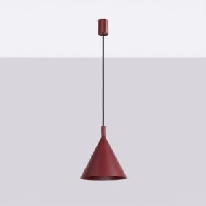Pendant Lamp Nox 25 Burgundy Uncategorized Great Lighting UK Ltd