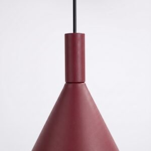 Pendant Lamp Nox 25 Burgundy Uncategorized Great Lighting UK Ltd