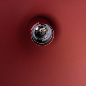 Pendant Lamp Nox 25 Burgundy Uncategorized Great Lighting UK Ltd
