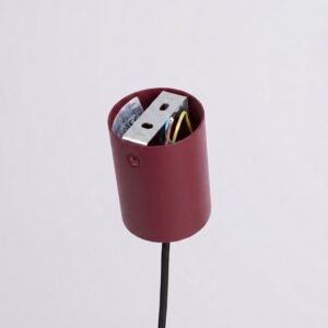 Pendant Lamp Nox 25 Burgundy Uncategorized Great Lighting UK Ltd