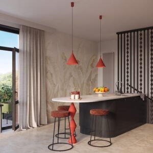 Pendant Lamp Nox 25 Red Uncategorized Great Lighting UK Ltd