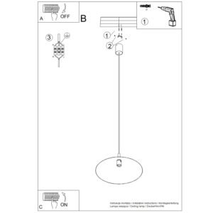 Pendant Lamp Nox 40 Burgundy Uncategorized Great Lighting UK Ltd