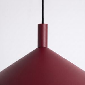 Pendant Lamp Nox 40 Burgundy Uncategorized Great Lighting UK Ltd