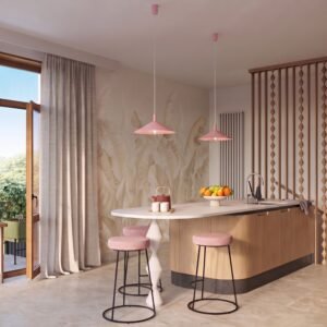 Pendant Lamp Nox 40 Pink Coloured Pendant Lights Great Lighting UK Ltd