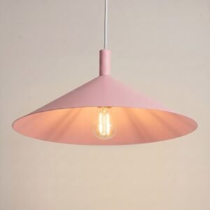 Pendant Lamp Nox 40 Pink Coloured Pendant Lights Great Lighting UK Ltd