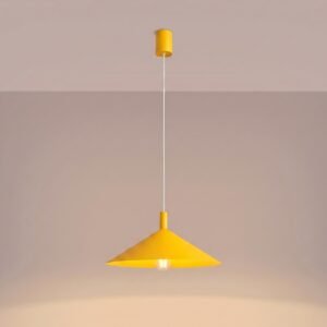 Pendant Lamp Nox 40 Yellow Uncategorized Great Lighting UK Ltd