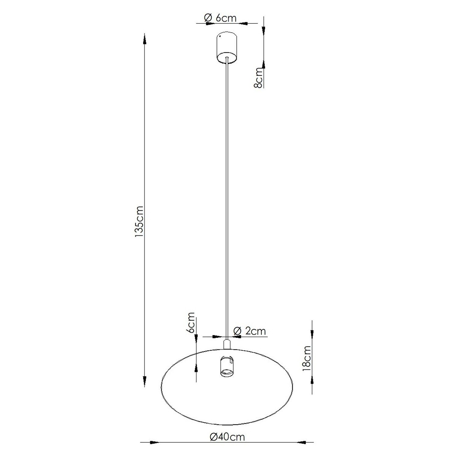 Pendant Lamp Nox 40 Red Red Pendant Lights Great Lighting UK Ltd