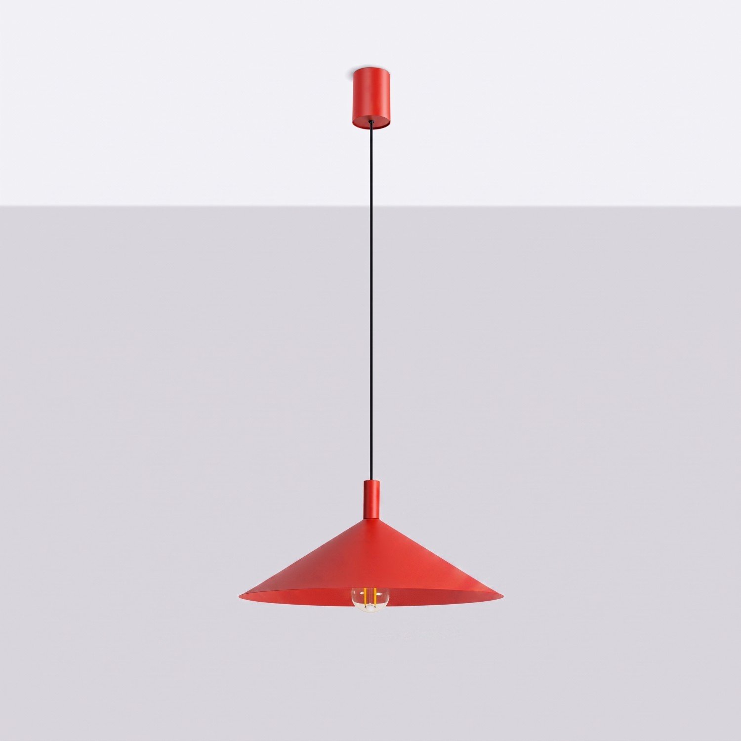 Pendant Lamp Nox 40 Red Red Pendant Lights Great Lighting UK Ltd
