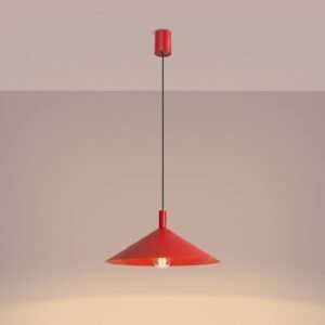Pendant Lamp Nox 40 Red Red Pendant Lights Great Lighting UK Ltd