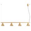 Chandelier Nox 4L Gold Uncategorized Great Lighting UK Ltd
