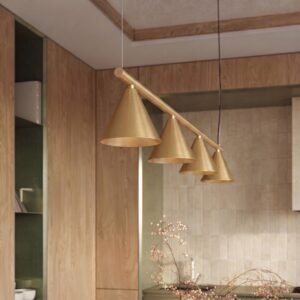 Chandelier Nox 4L Gold Uncategorized Great Lighting UK Ltd
