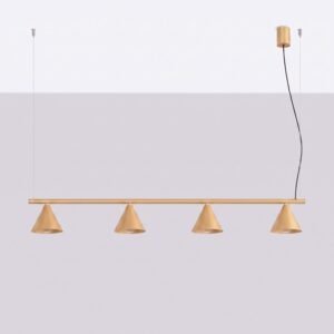 Chandelier Nox 4L Gold Uncategorized Great Lighting UK Ltd
