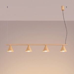 Chandelier Nox 4L Gold Uncategorized Great Lighting UK Ltd