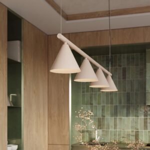 Chandelier Nox 4L Taupe Uncategorized Great Lighting UK Ltd