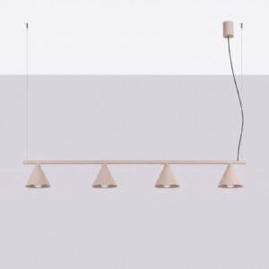 Chandelier Nox 4L Taupe Uncategorized Great Lighting UK Ltd