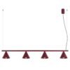 Chandelier Nox 4L Burgundy Uncategorized Great Lighting UK Ltd