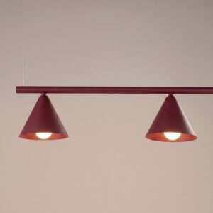 Chandelier Nox 4L Burgundy Uncategorized Great Lighting UK Ltd