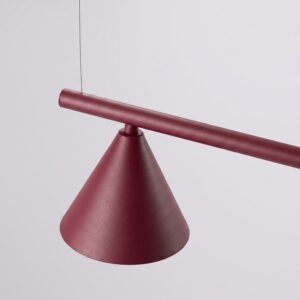 Chandelier Nox 4L Burgundy Uncategorized Great Lighting UK Ltd