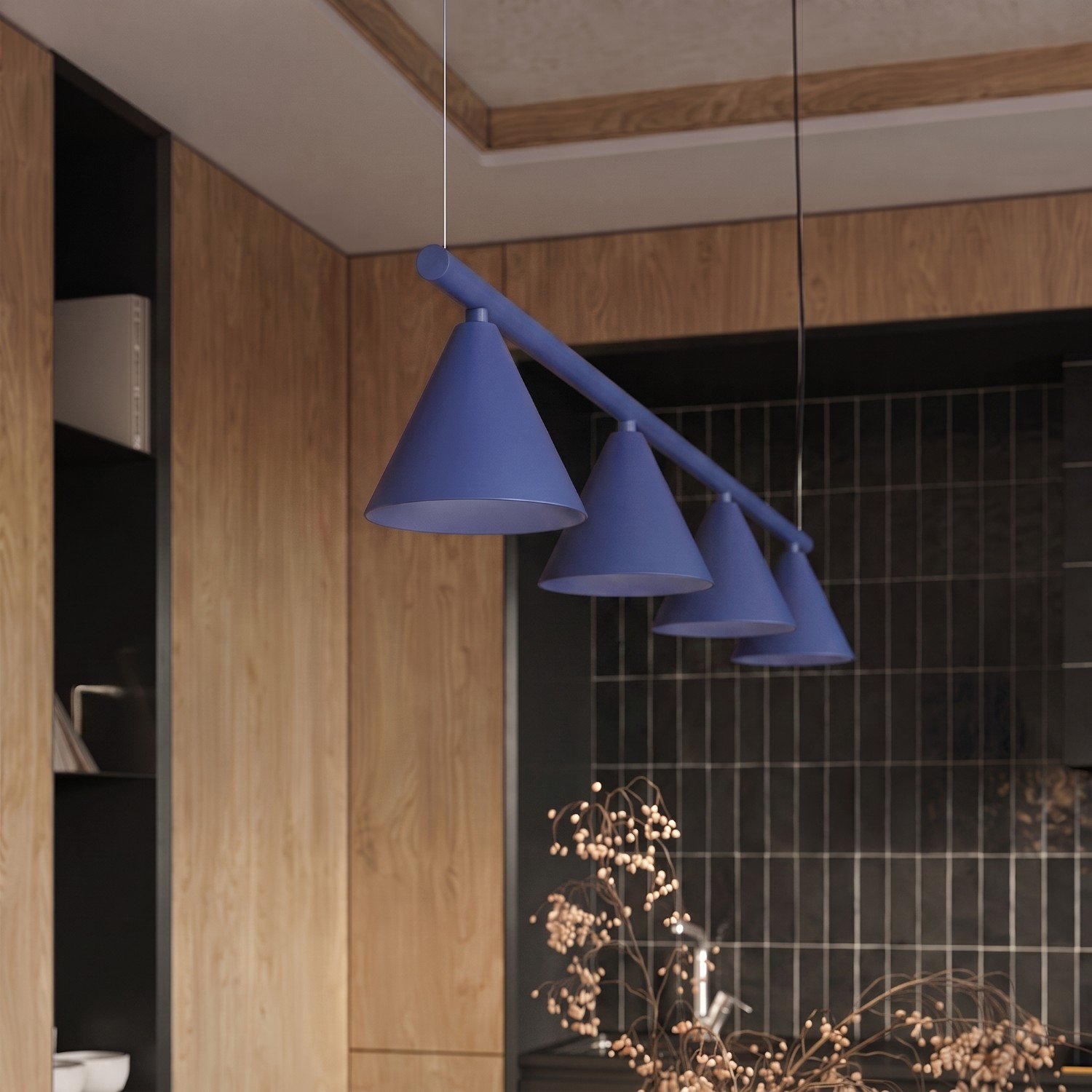 Chandelier Nox 4L Ultramarine Uncategorized Great Lighting UK Ltd
