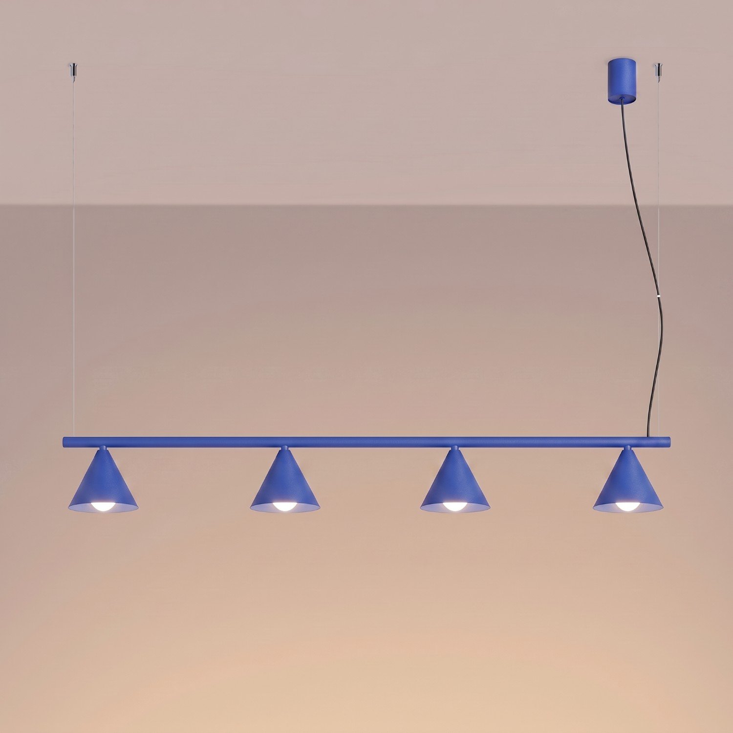 Chandelier Nox 4L Ultramarine Uncategorized Great Lighting UK Ltd