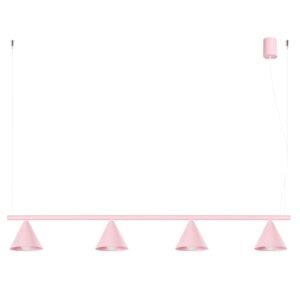Chandelier Nox 4L Pink Uncategorized Great Lighting UK Ltd