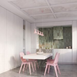 Chandelier Nox 4L Pink Uncategorized Great Lighting UK Ltd