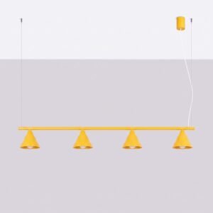 Chandelier Nox 4L Yellow Uncategorized Great Lighting UK Ltd