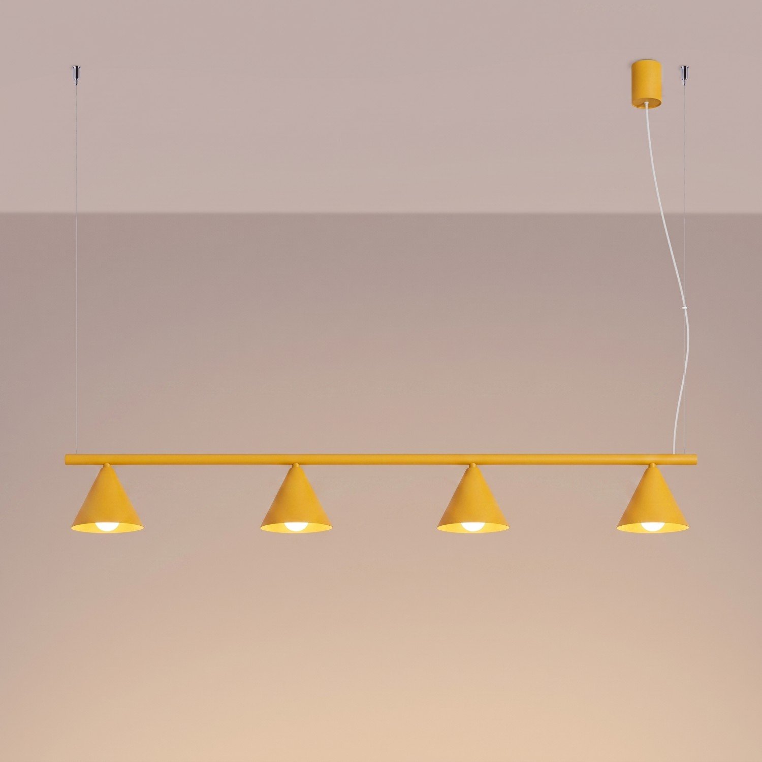 Chandelier Nox 4L Yellow Uncategorized Great Lighting UK Ltd