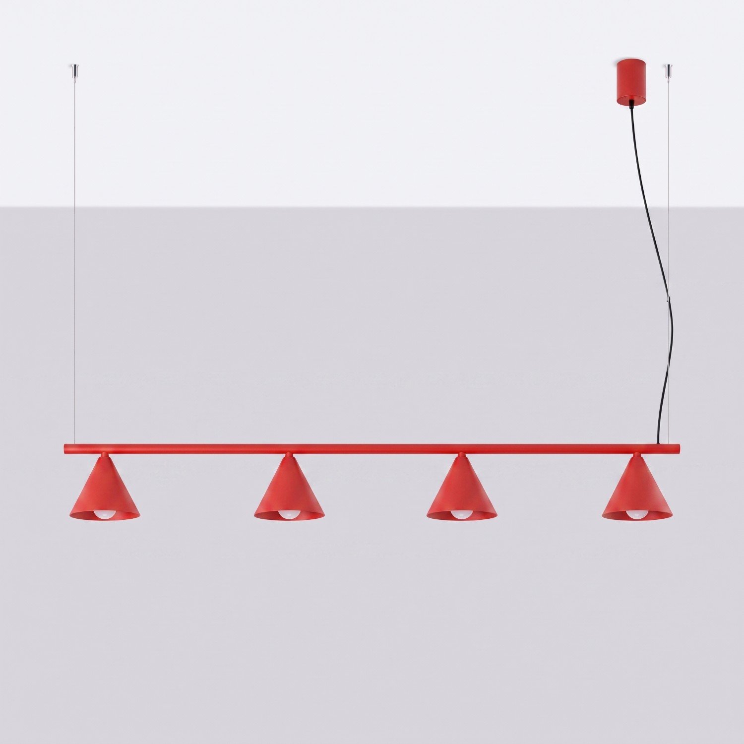 Chandelier Nox 4L Red Uncategorized Great Lighting UK Ltd
