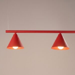 Chandelier Nox 4L Red Uncategorized Great Lighting UK Ltd