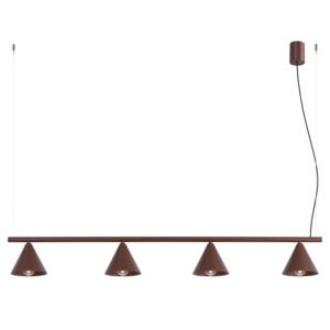 Chandelier Nox 4L Brown Uncategorized Great Lighting UK Ltd