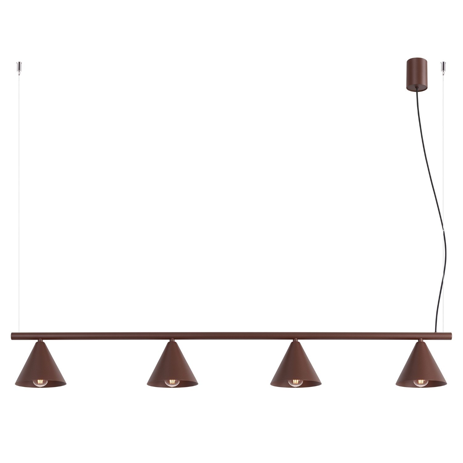 Chandelier Nox 4L Brown Uncategorized Great Lighting UK Ltd