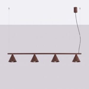 Chandelier Nox 4L Brown Uncategorized Great Lighting UK Ltd