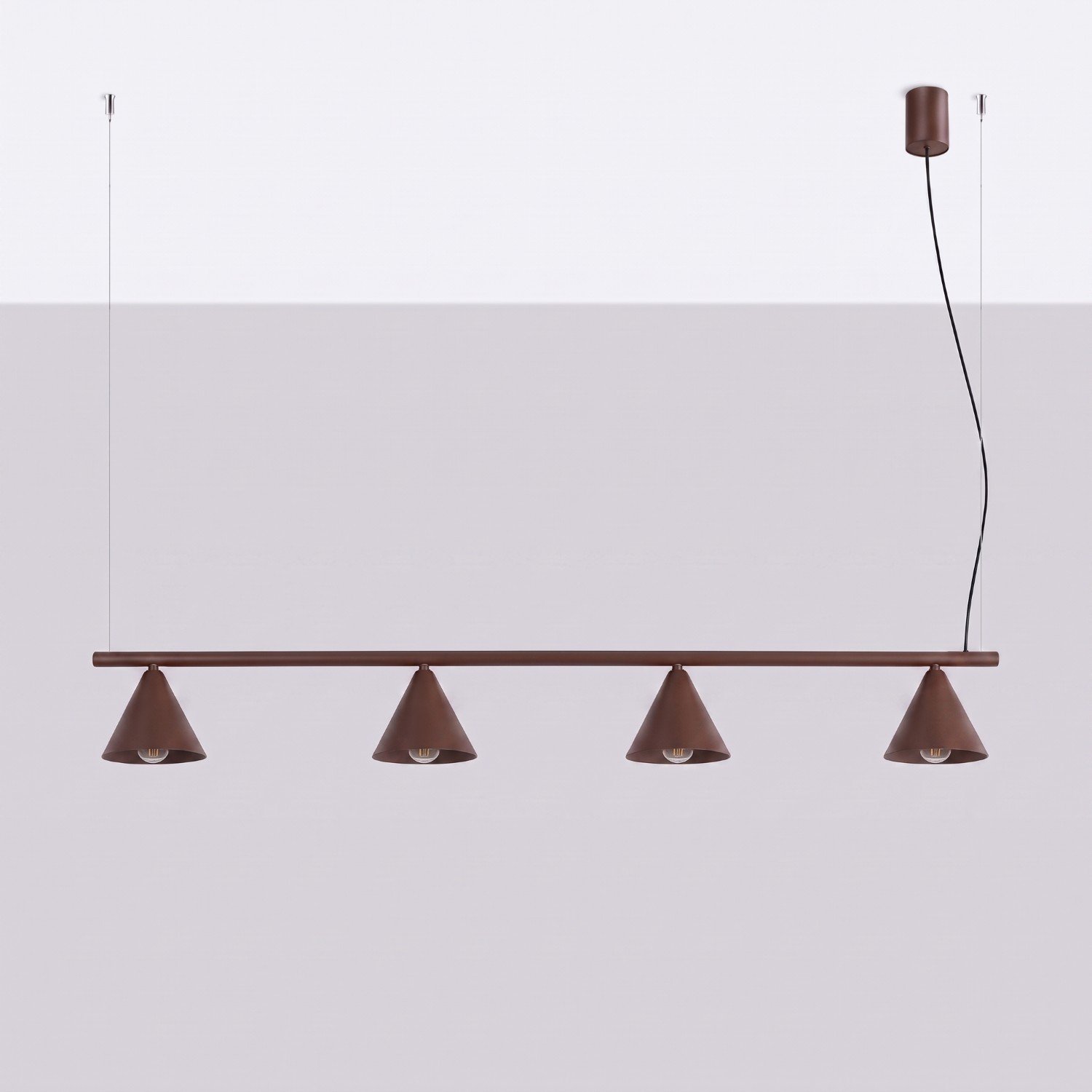Chandelier Nox 4L Brown Uncategorized Great Lighting UK Ltd
