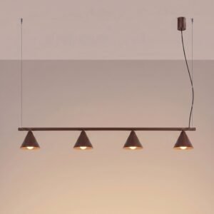 Chandelier Nox 4L Brown Uncategorized Great Lighting UK Ltd