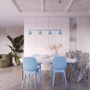 Chandelier Nox 4L Azure Uncategorized Great Lighting UK Ltd